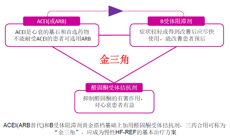 慢性hf-ref的基本治疗方案"金三角"